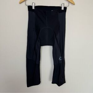 Cannondale Black Fleece Lined‎ Padded Bike Capri Size Medium Outdoor Active